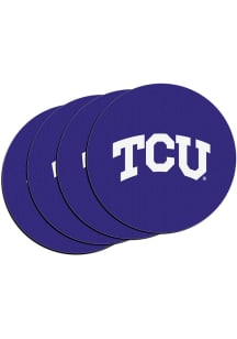 TCU Horned Frogs 4 inch Round Coaster
