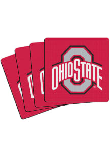 Ohio State Buckeyes 4 Pack Neoprene Coaster