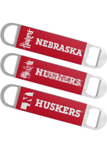 Red Nebraska Cornhuskers 7 Inch Hologram Bottle Opener