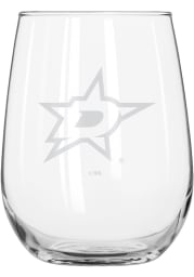 Dallas Stars 16 OZ Frost Curved Stemless Wine Glass