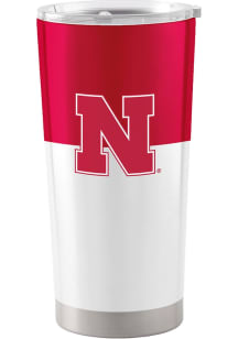 Red Nebraska Cornhuskers 20oz Colorblock Stainless Steel Tumbler