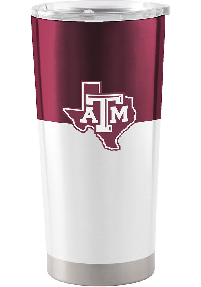Texas A&M Maroon Tumbler With Straw
