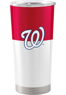 Washington Nationals 20oz Colorblock Stainless Steel Tumbler - Red
