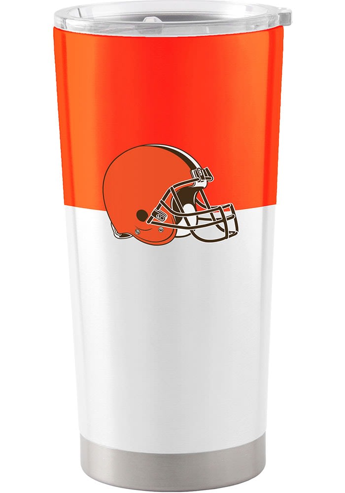 Pittsburgh Steelers 20oz Colorblock White Powder Coat Tumbler