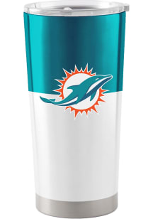 Miami Dolphins 20oz Colorblock Stainless Steel Tumbler - Green