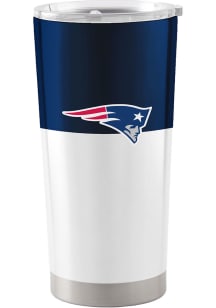 New England Patriots 20oz Colorblock Stainless Steel Tumbler - Navy Blue
