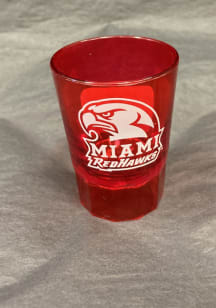 Miami RedHawks 2 OZ Plastic Shot Glass