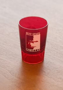 Pitt State Gorillas 2 OZ Plastic Shot Glass