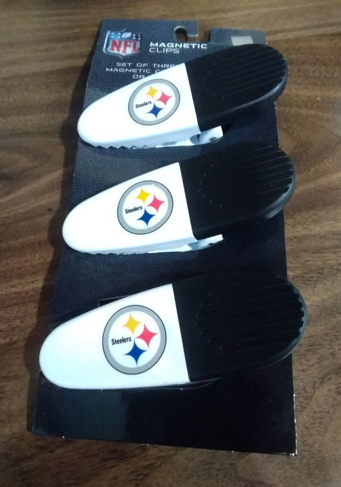 Pittsburgh Steelers 3 Pack Chip Clip Magnet