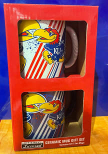 Kansas Jayhawks 11 OZ 2 Pack Box Set Mug