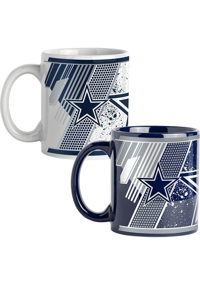 Blue Dallas Cowboys 24oz. Powder Coated Draft Travel Mug