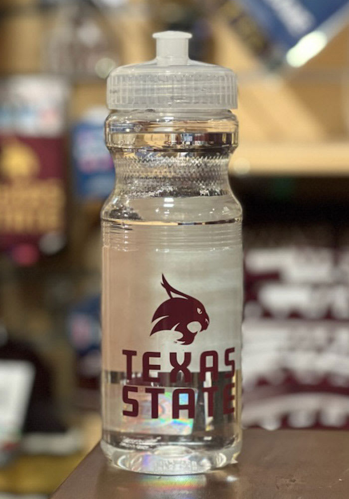 Texas State Bobcats 24 OZ Squeeze Water Bottle