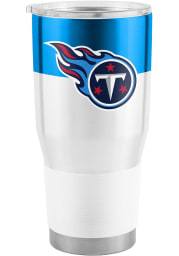 Tennessee Titans 30oz Colorblock Stainless Steel Tumbler - Navy Blue