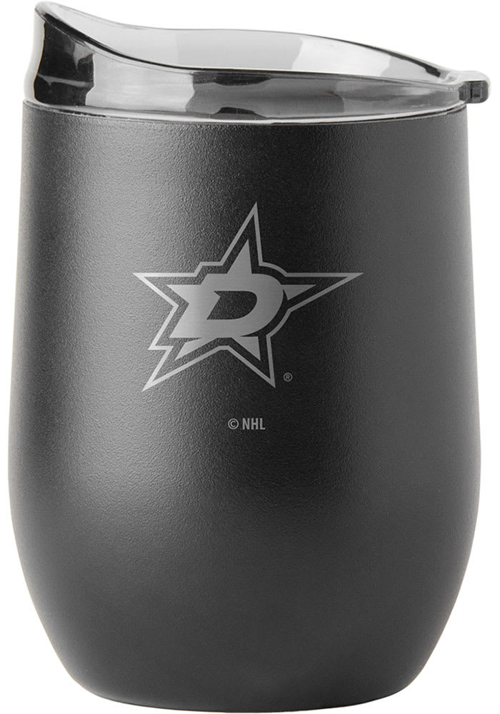 Dallas Stars 16 OZ Powder Coat Curved Ultra Stainless Steel Tumbler - Black
