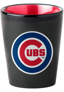 Chicago Cubs 2 OZ Black Matte Shot Glass