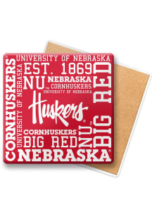 Red Nebraska Cornhuskers Spirit Coaster