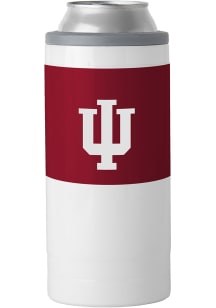 White Indiana Hoosiers Gameday 12oz Slim Can Stainless Steel Coolie