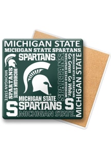 Michigan State Spartans Spirit Stone Coaster