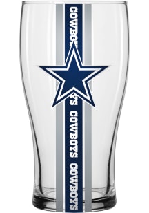 Dallas Cowboys 20 OZ Half Stripe Pint Glass