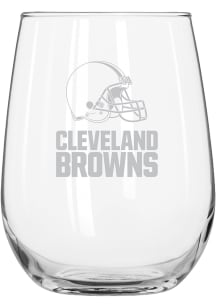 Cleveland Browns 16OZ Frost Curved Stemless Wine Glass