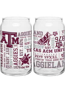 Texas A&amp;M Aggies 16 OZ Spirit Glass Can Pint Glass
