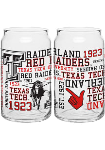 Texas Tech Red Raiders 16 OZ Spirit Glass Can Pint Glass