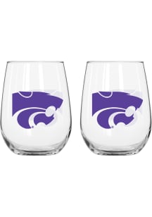 K-State Wildcats 16OZ Stemless Wine Glass