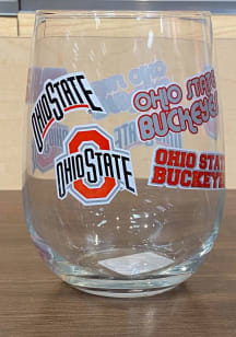 Ohio State Buckeyes 16OZ Retro Spirit Stemless Wine Glass