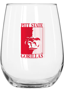 Pitt State Gorillas 16OZ Stemless Wine Glass