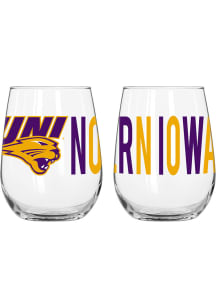 Northern Iowa Panthers 16OZ Overtime Stemless Wine Glass