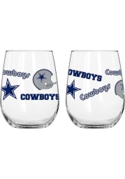 Dallas Cowboys 16OZ Vintage Spirit Stemless Wine Glass