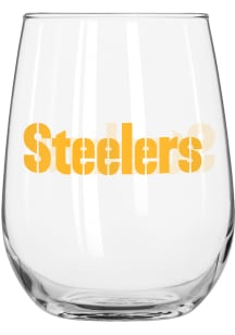 Pittsburgh Steelers 16OZ Wordmark Stemless Wine Glass