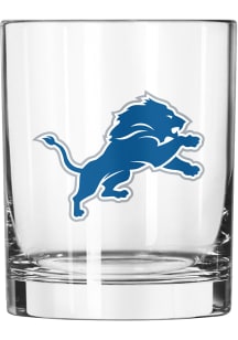 Detroit Lions Satin Etch 14oz Rock Glass