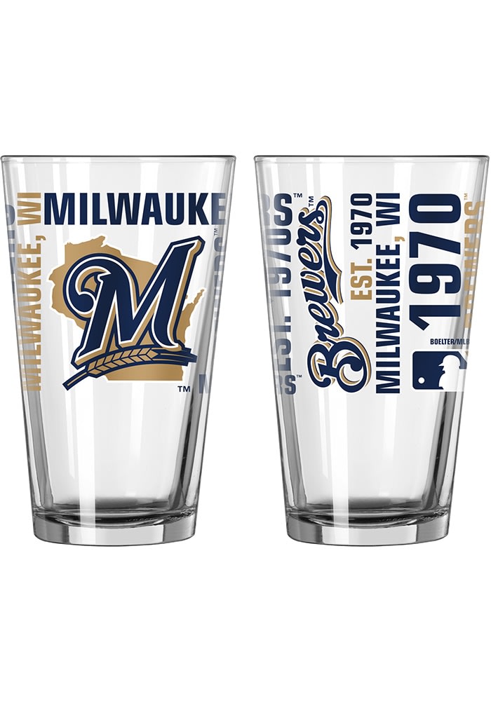 MLB San Diego Padres Personalized 16 oz. Beer Can Glass