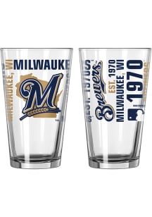 Milwaukee Brewers 16OZ Spirit Pint Glass