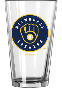 Milwaukee Brewers 16OZ Letterman Pint Glass