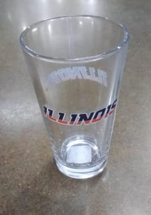 Illinois Fighting Illini 16OZ Wordmark Pint Glass