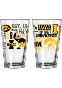 Iowa Hawkeyes 16OZ Spirit Pint Glass