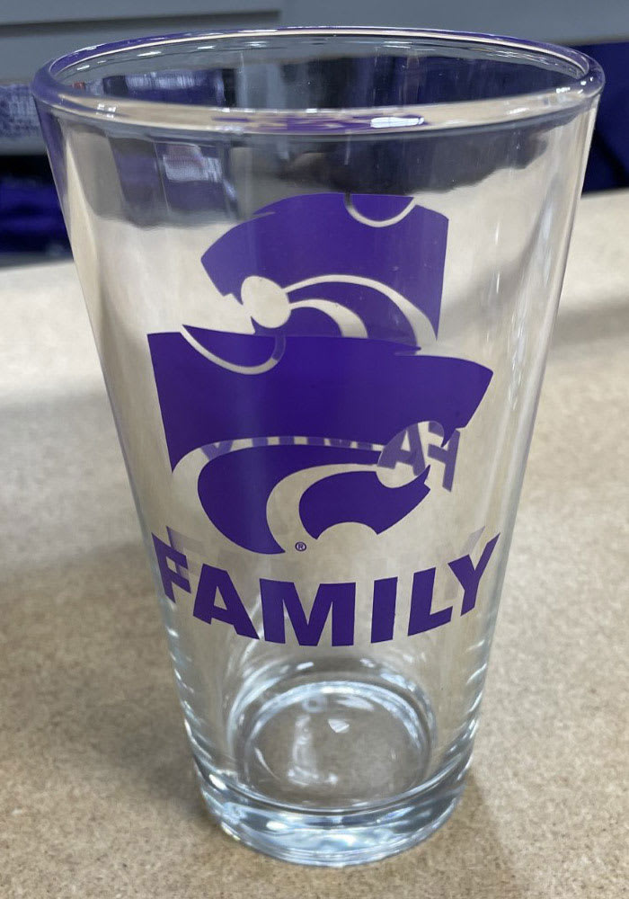 K-State Wildcats 16OZ Family Pint Glass