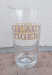 LSU Tigers 16OZ Letterman Pint Glass