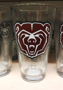 Missouri State Bears 16OZ Bear Head Logo Pint Glass