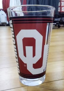 Oklahoma Sooners 16OZ Hero Pint Glass