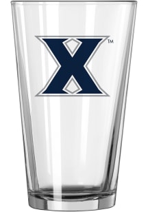 Xavier Musketeers 16OZ Satin Etch Pint Glass
