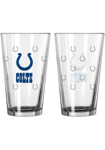 Indianapolis Colts 16OZ Satin Etch Pint Glass