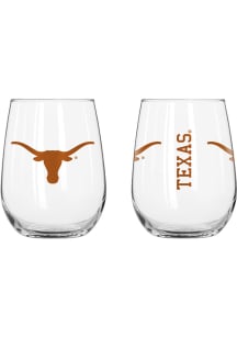 Texas Longhorns 16OZ Gameday Curved Stemless Wine Glass