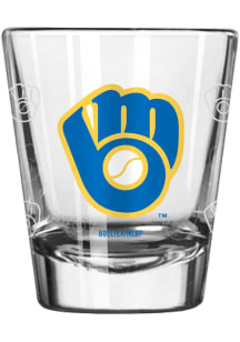 Milwaukee Brewers 2OZ Retro Satin Etch Shot Glass