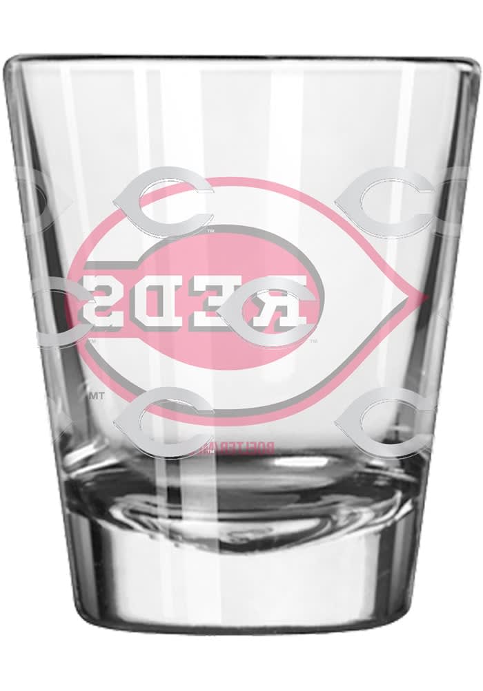 Cincinnati Reds 2OZ Satin Etch Shot Glass