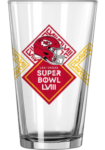 Kansas City Chiefs SB LVIII Bound Pint Glass