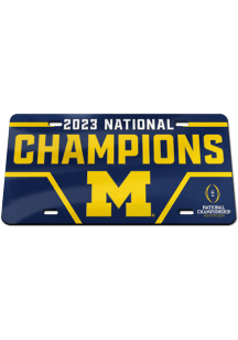 Michigan Wolverines 2023 College Football National Champion License Frame