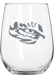 LSU Tigers 16OZ Frost Curved Stemless Wine Glass